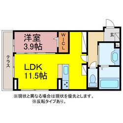 D-square　湊町Ⅰ・Ⅱの物件間取画像